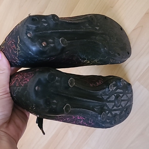 Vizari Kid's Zodiac Rainbow FG Firm Ground Outdoor Soccer | Black Size 1Y - Picture 8 of 8